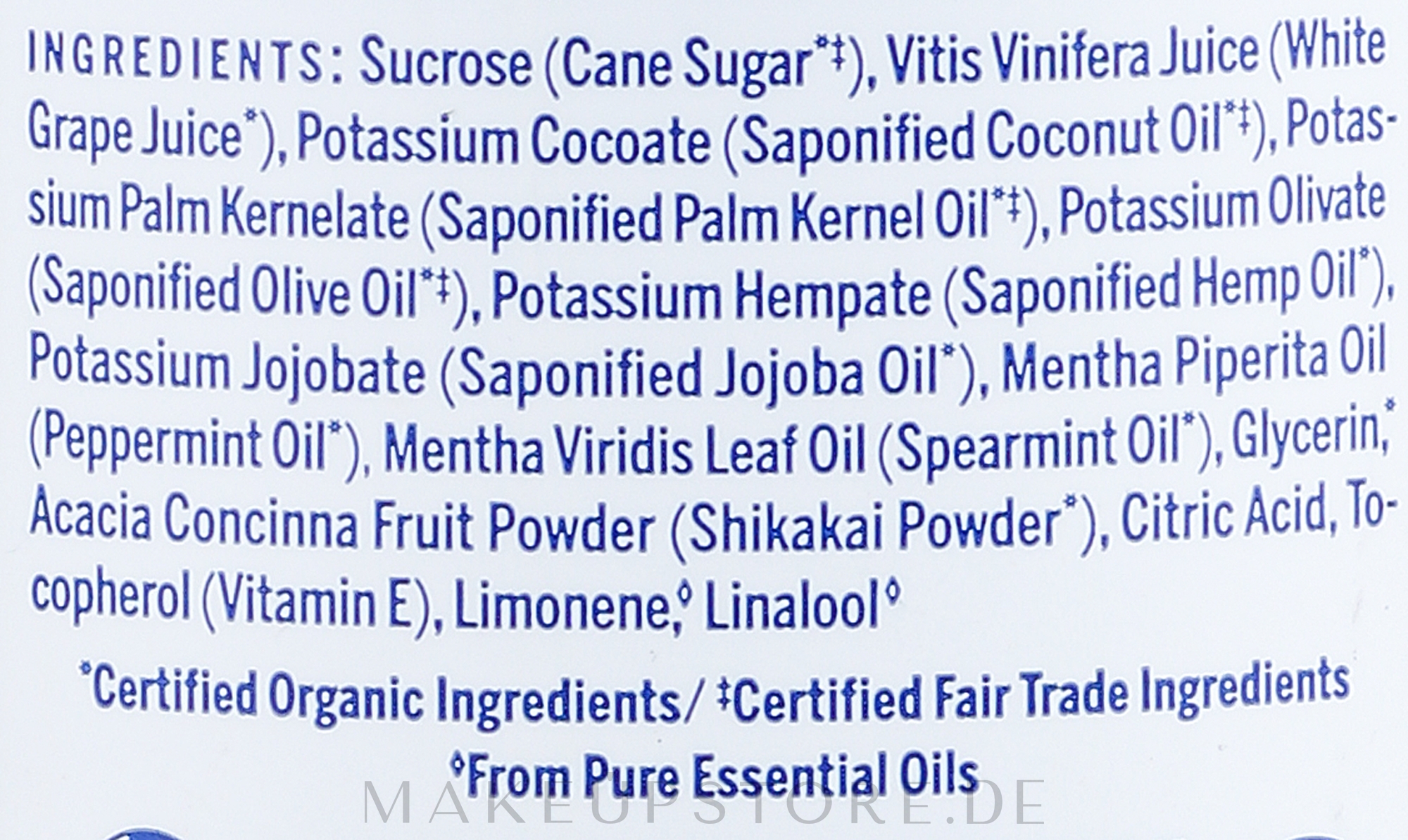 Dr. Bronner’s Organic Sugar Soap Peppermint Flüssige Zuckerseife mit
