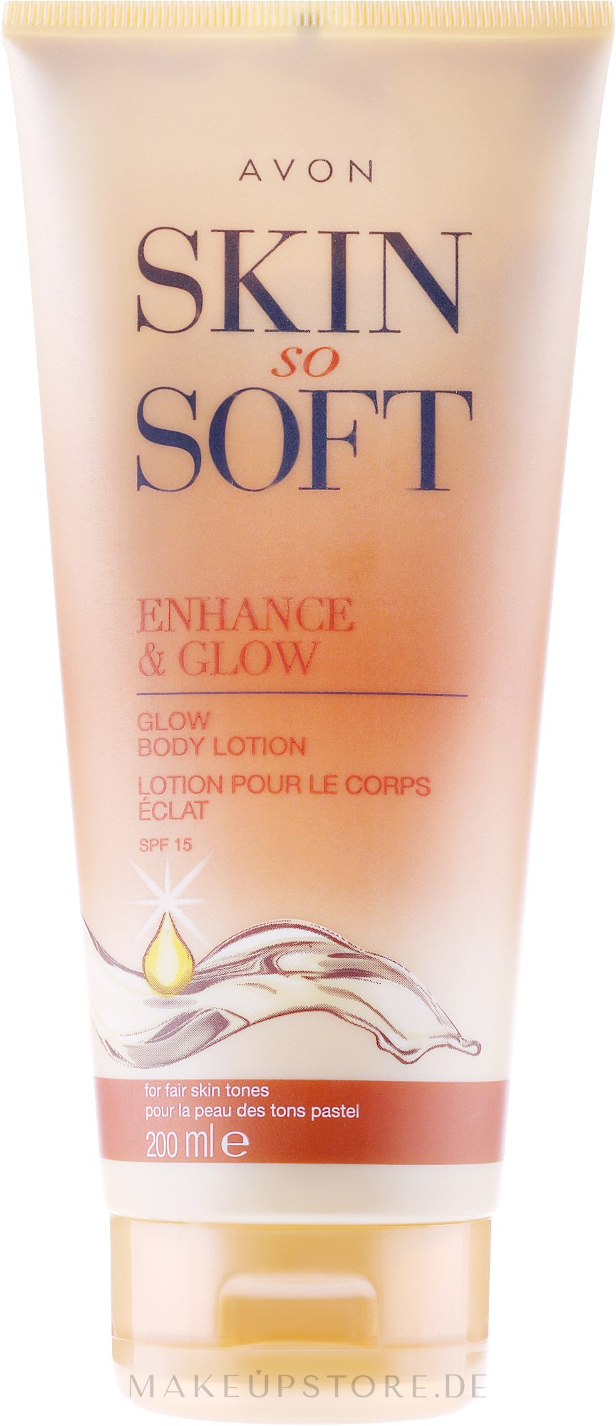 Avon Skin So Soft Enhance&Glow Body Lotion Fair Körperlotion mit