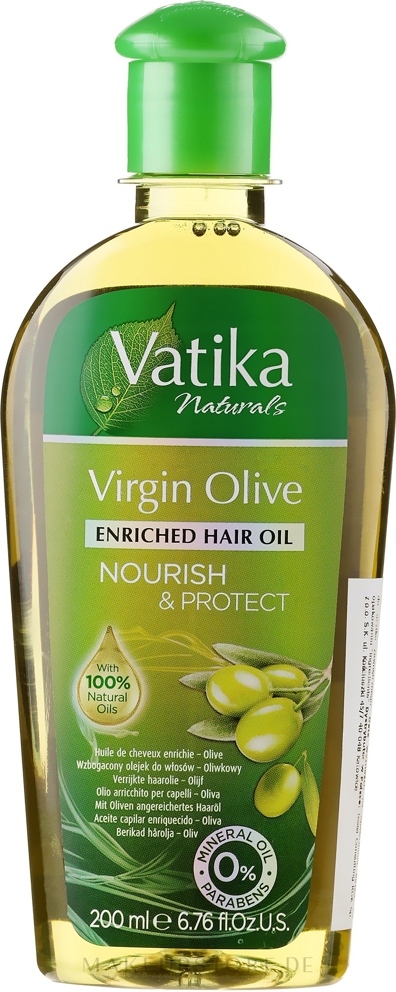Dabur Vatika Olive Enriched Hair Oil Haaröl mit Oliven Makeupstore.de