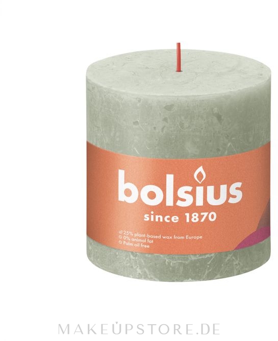 Bolsius Rustic XXL Candle Foggy Green Dekorative Kerze in