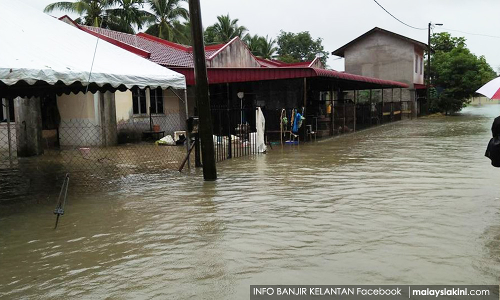 Mangsa banjir Kelantan naik kepada 5,016 orang