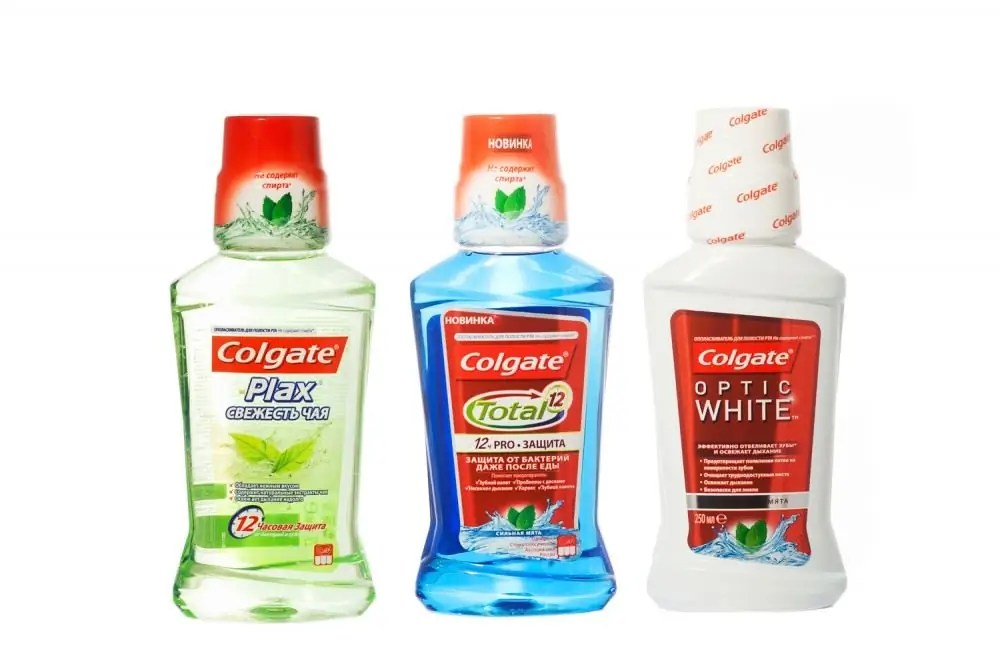 Rinse aid "Colgate" composition, types, benefits and features of use