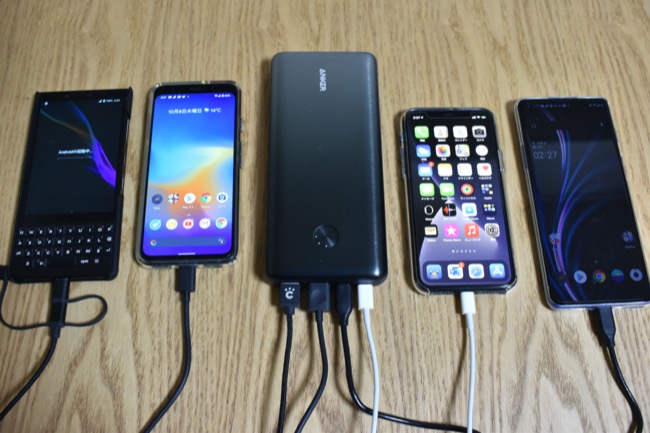 正直デカい！でもそれだけの価値がある！大容量で4ポート同時出力可能、最大87W出力可能で旅行や緊急時、スマホだけでなくPCまで電力を供給可能な