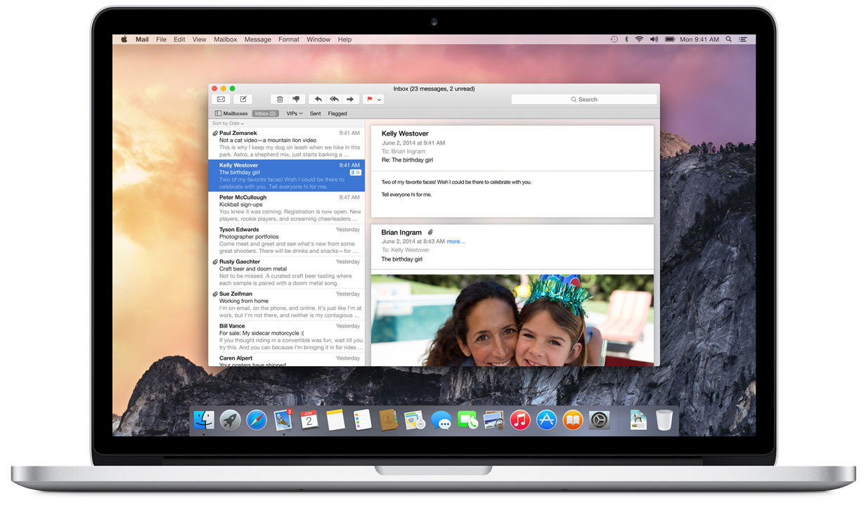 新OS X「Yosemite」発表！遂にMacのデザインもフラット化！気になる新機能も丸ごと紹介します！ 面白い