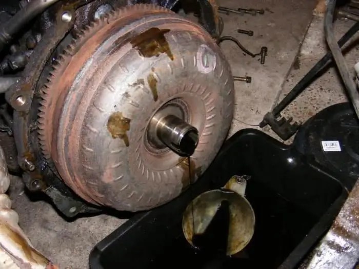 Typical signs of a malfunction of the torque converter automatic