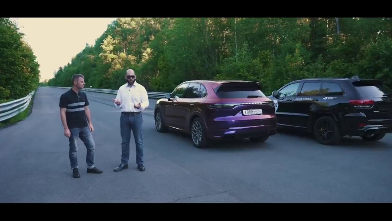 DSC OFF. Cayenne Turbo объехал TRACKHAWK. 1500 л.с. GTR продолжение