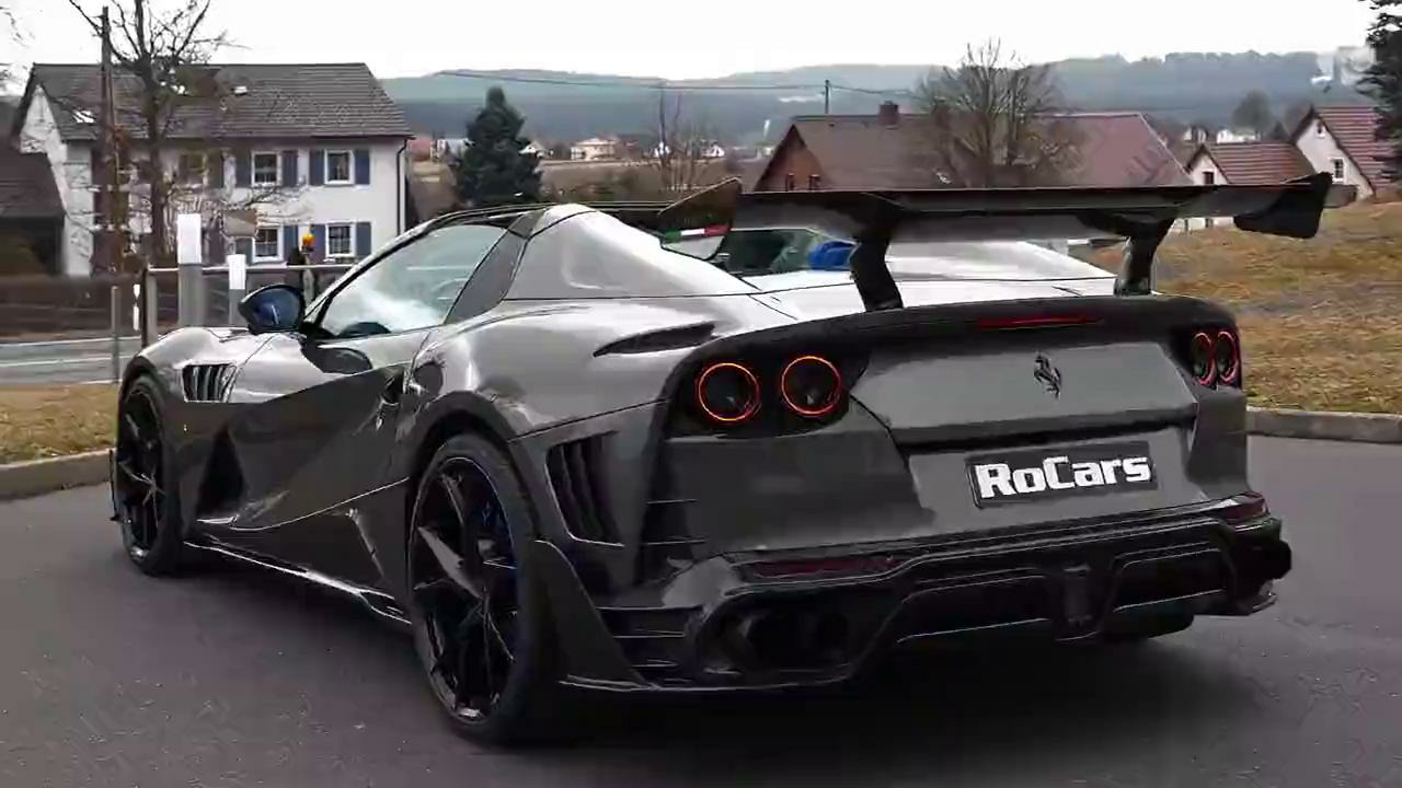 2021 FERRARI 812 GTS Stallone by MANSORY Sound, Interior and Exterior