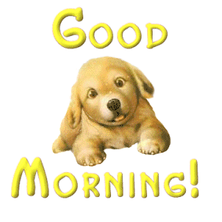 More images for cute puppy good morning dog gif » Good Morning! Cute puppy :: Hello! :: MyNiceProfile.com