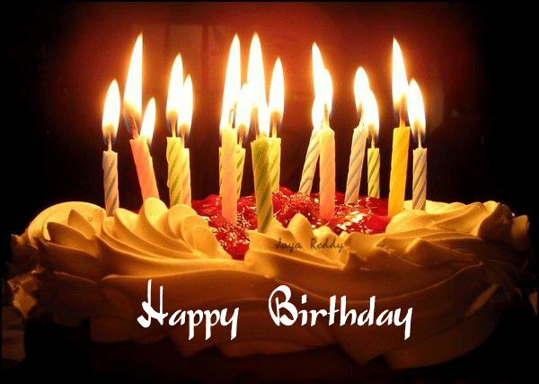 Happy Birthday Cake with candles Happy Birthday