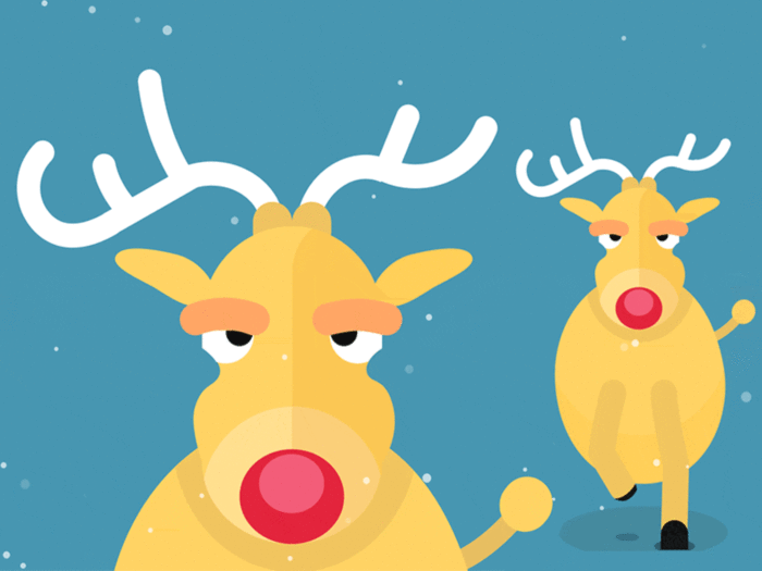 Christmas deers Christmas