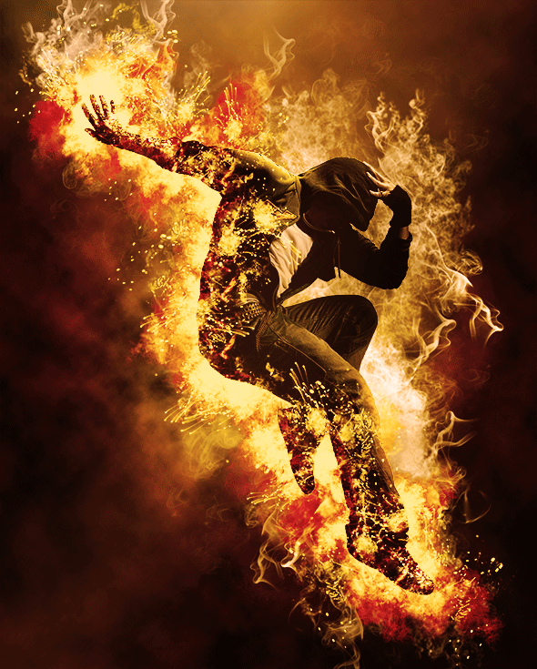 Dance in fire Hot