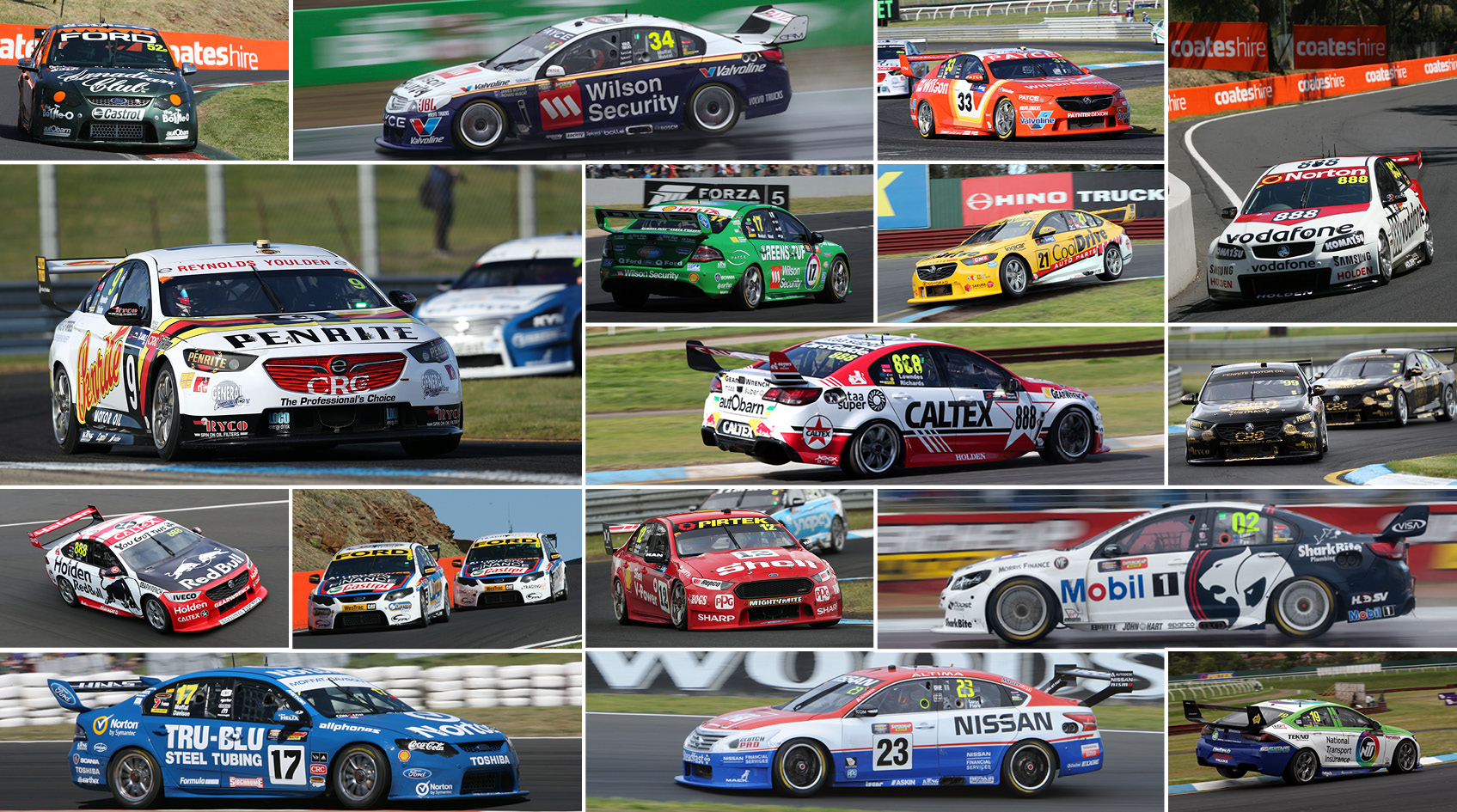 The best V8 Supercar ATCC retro paint schemes.