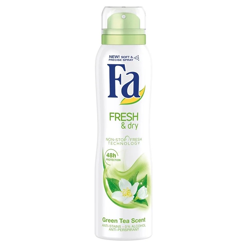 FA FRESH & DRY GREEN TEA Antiperspirant In Spray notino.co.uk