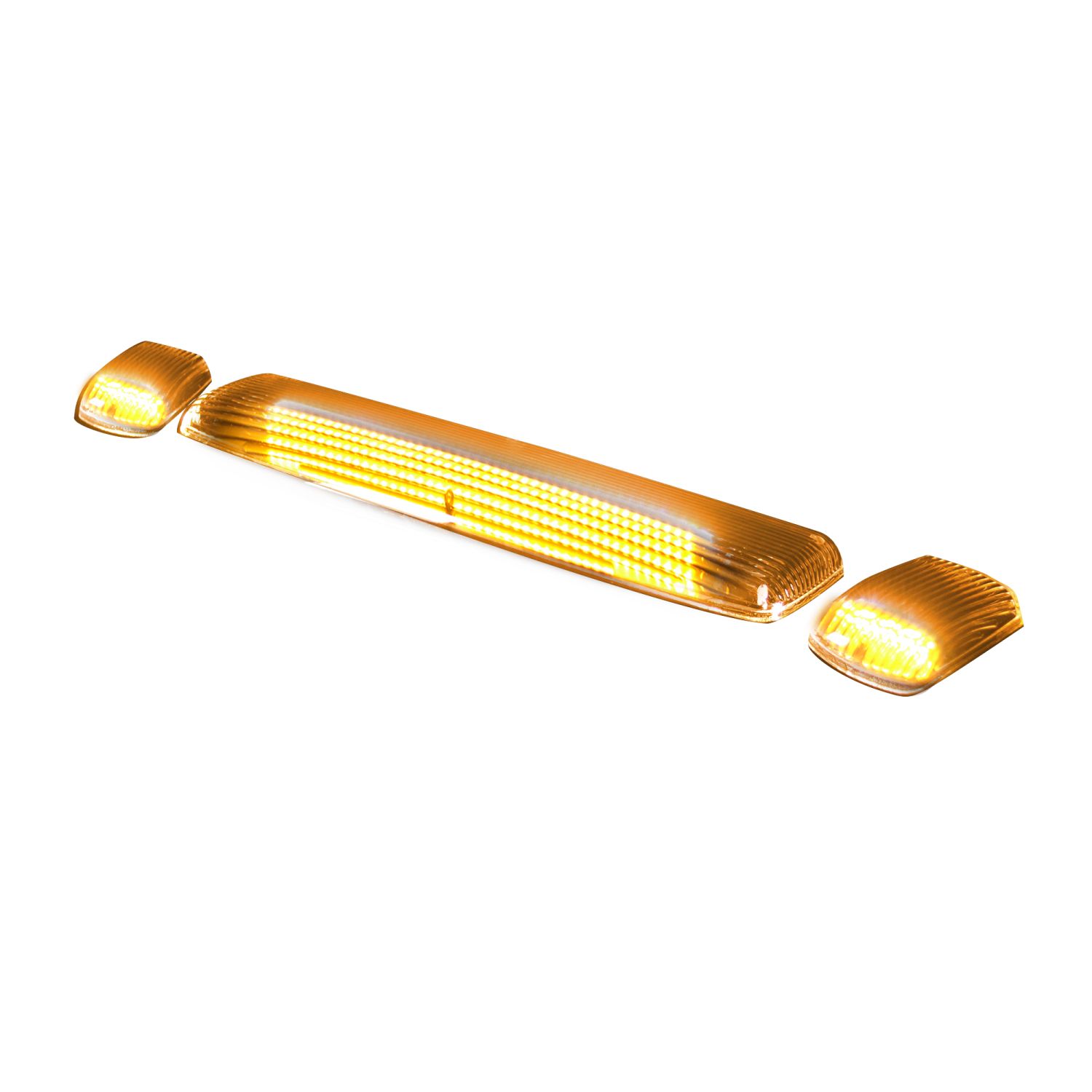 Recon 264157CL 15 18 GMC Chevy (3rd Gen Body) Heavy Duty Amber Clear Cab Light LED