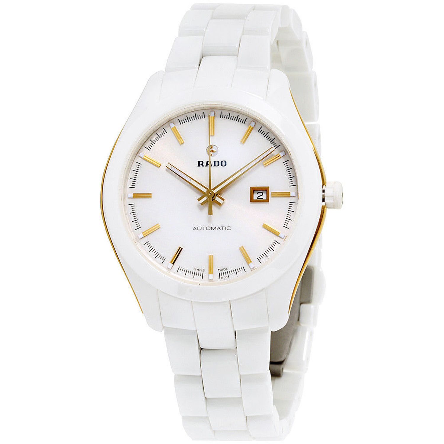 Rado R32257012 Womens Hyperchrome Ceramic White Quartz Watch