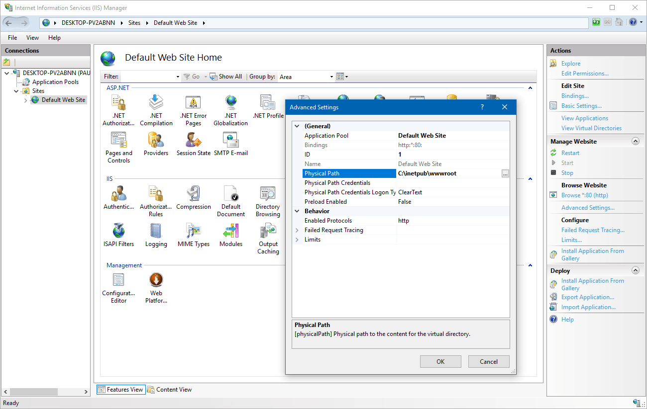 Files download Iis settings for file download