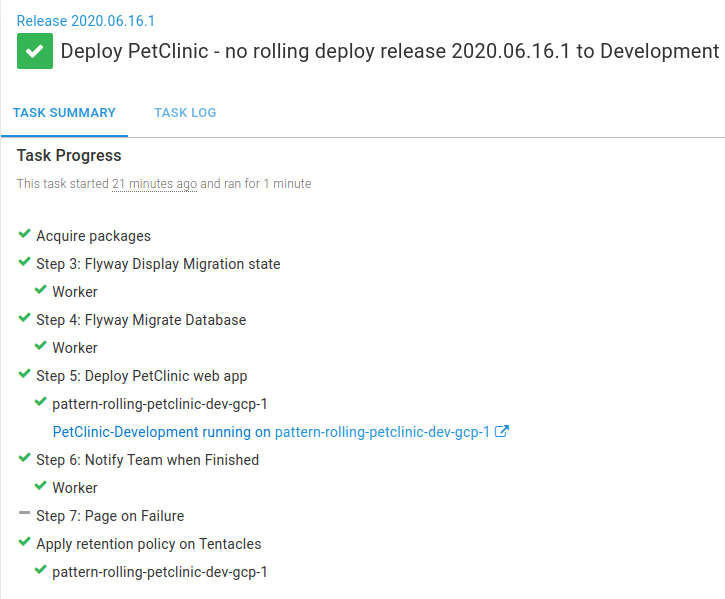 Convert an existing application to use rolling deployments Octopus Deploy