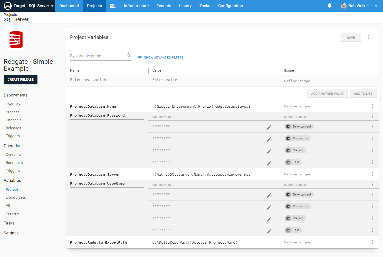 Deploy to SQL Server using Redgate SQL change automation Octopus Deploy