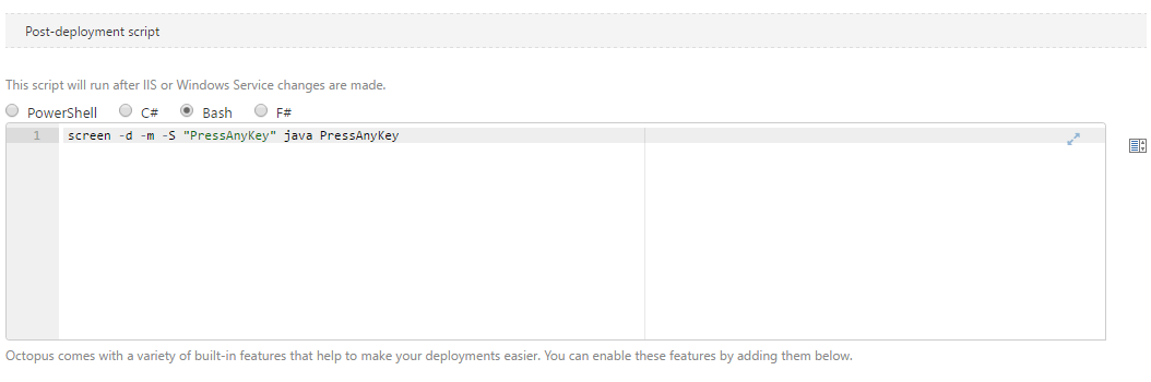 Deploying a sample Java application Octopus Deploy