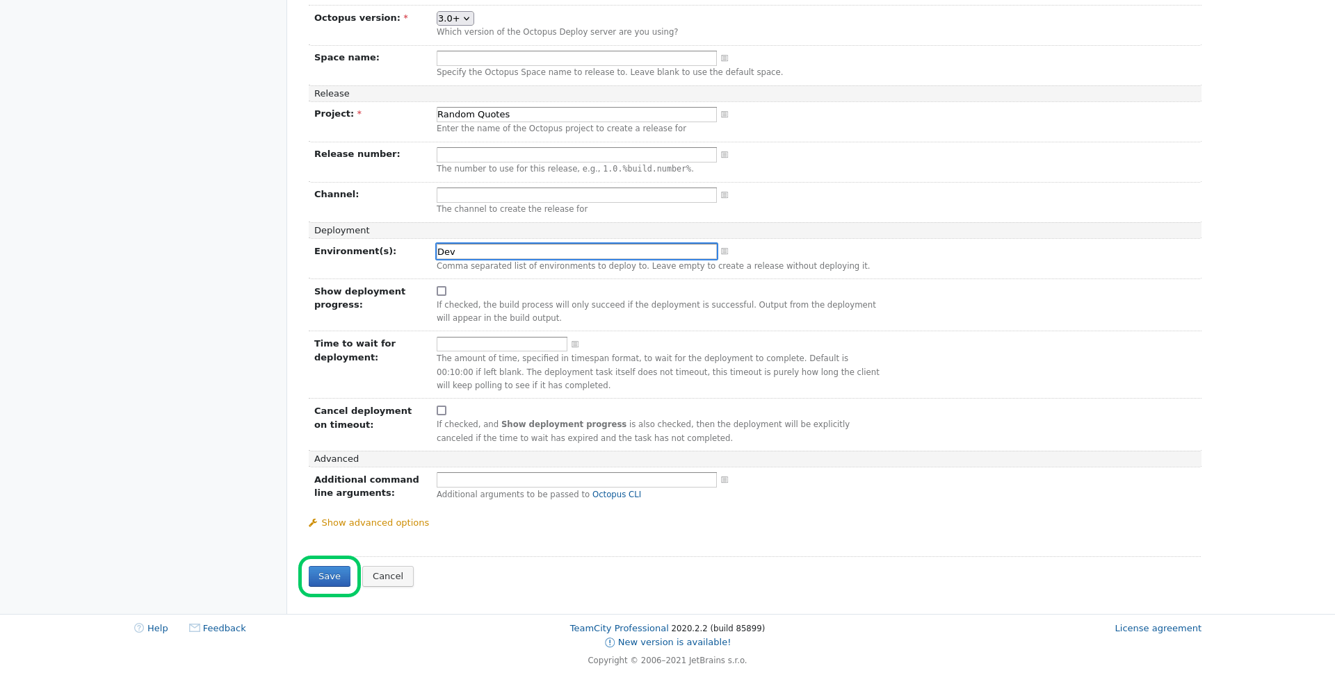 Deploy a Ruby application to NGINX using Octopus and TeamCity Octopus