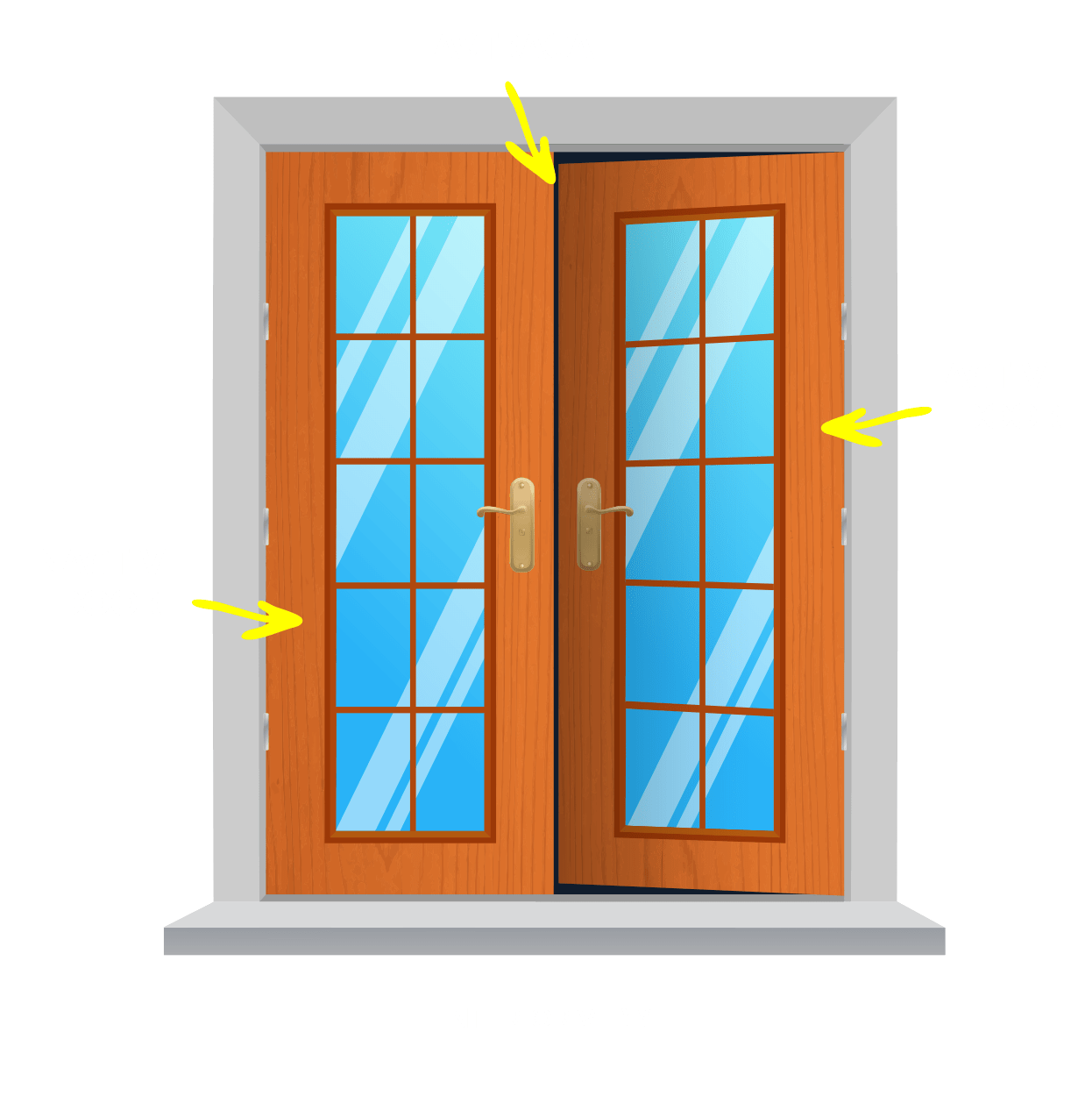 French Door Draught Proofing Kit