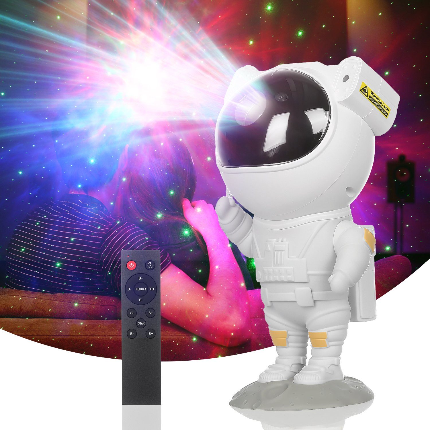 oyajia LED-Sternenhimmel Astronauten-Sternenhimmel-Projektor, Spaceman