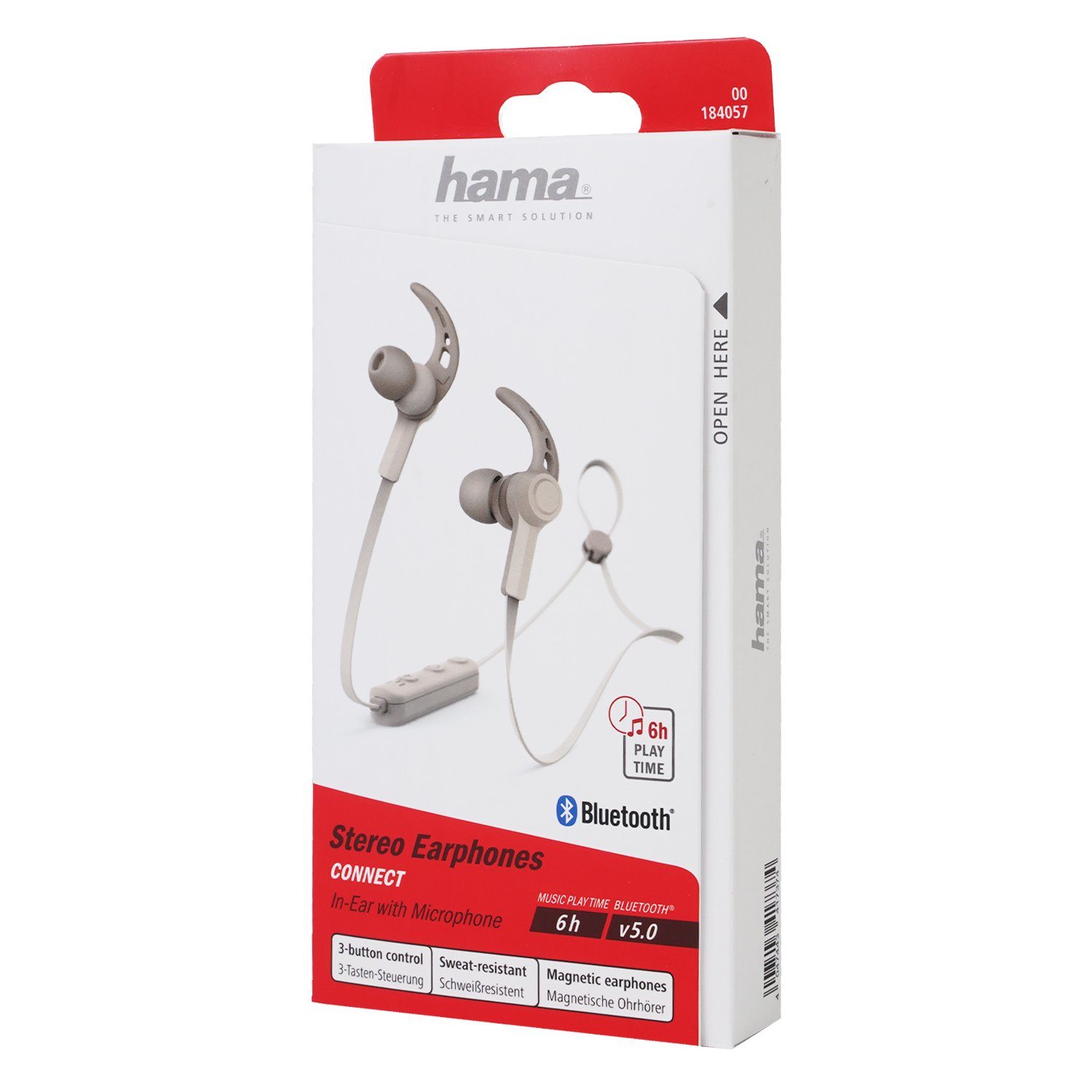 Hama Sport BT Kopfhörer Bluetooth Headset Ohrbügel Smartphone-Headset