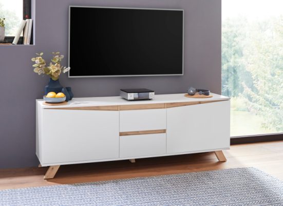 Homexperts TVBoard »Vicky«, Breite 160 cm, in matt weiß online kaufen