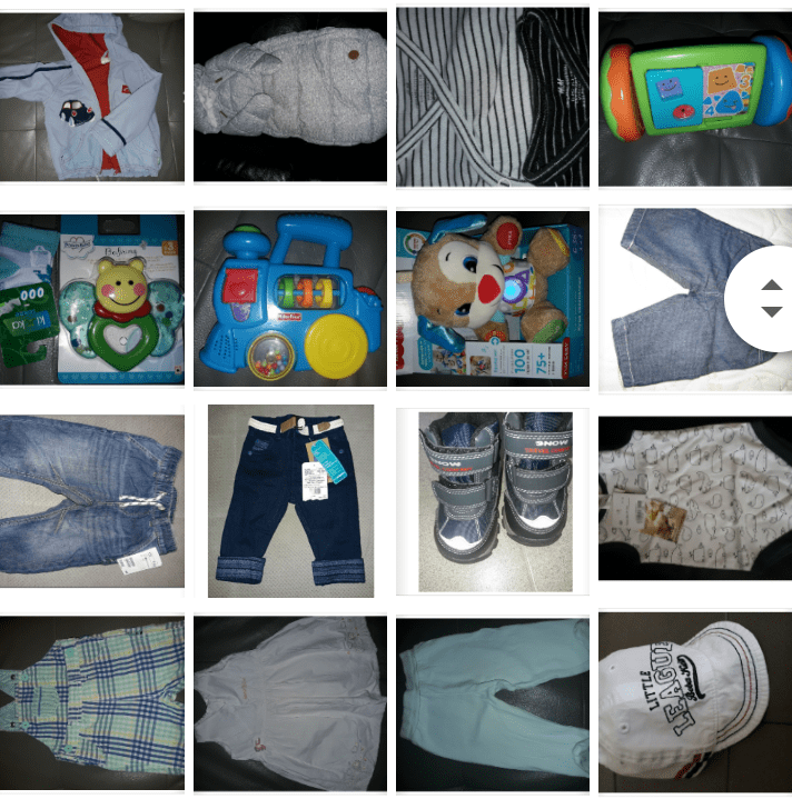 Oprema i odeca za bebe razmena, prodaja ili poklon (grupna Ana