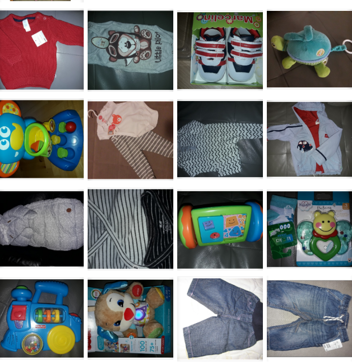 Oprema i odeca za bebe razmena, prodaja ili poklon (grupna Ana