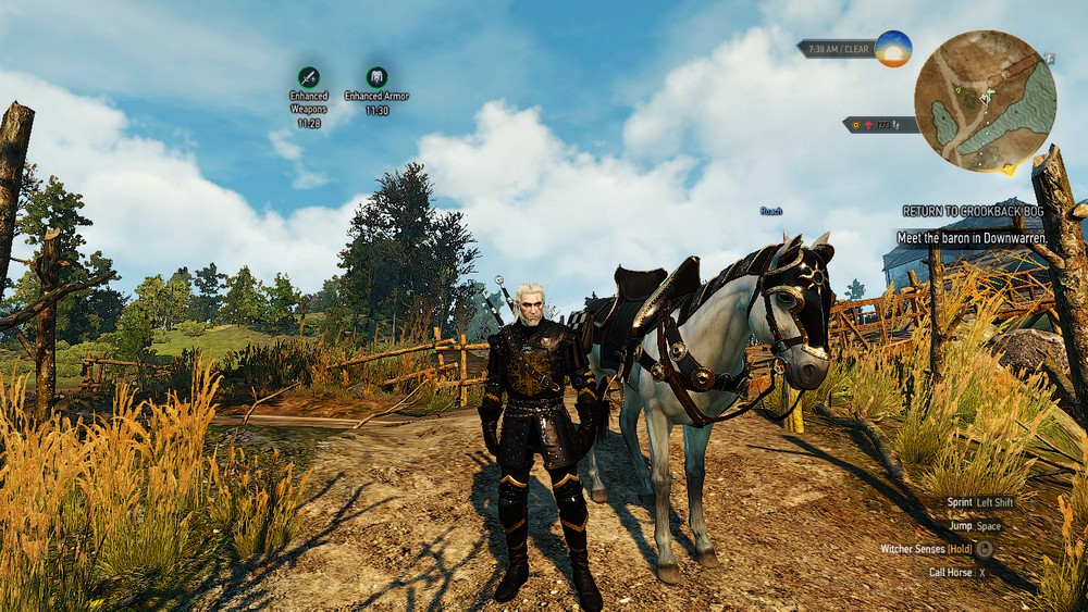 Скачать Witcher 3 "Ретекстур брони Нильфгарта (версия 1.22)" Геймплей