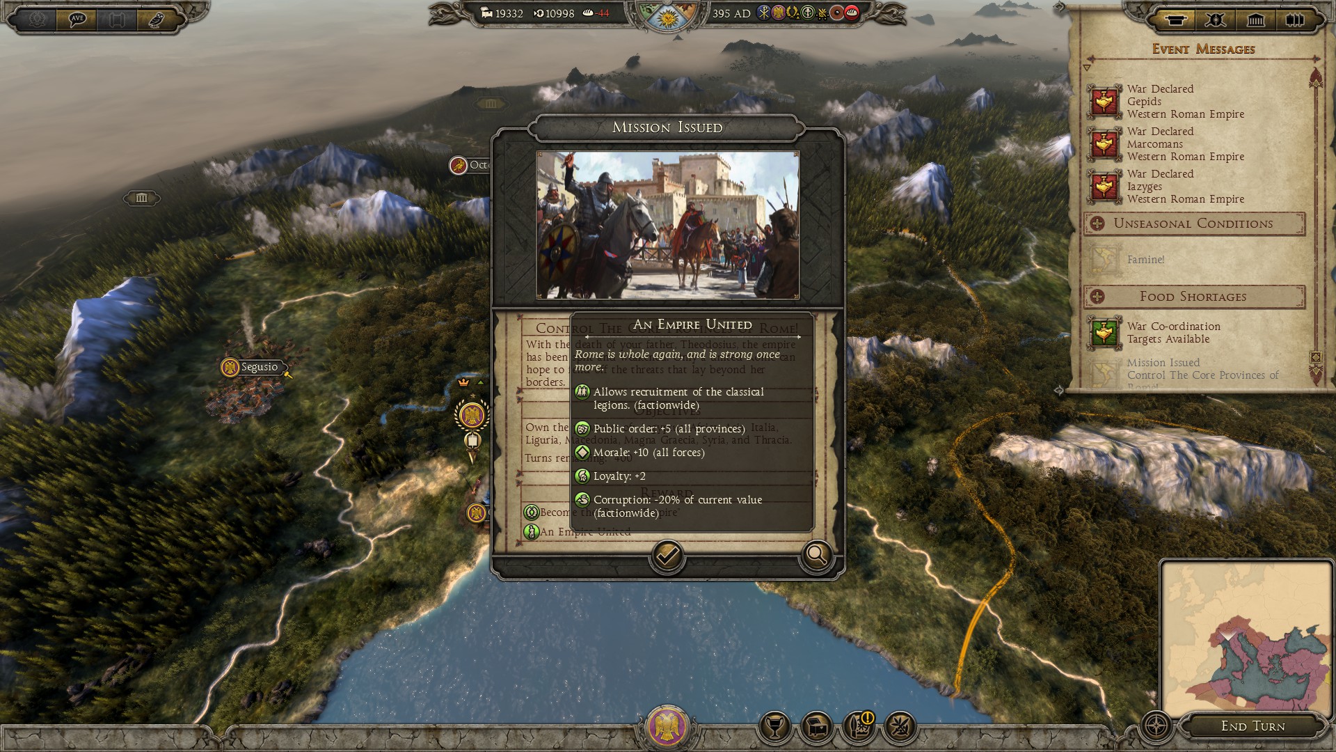 Total War Attila "Reunite Rome FULL"