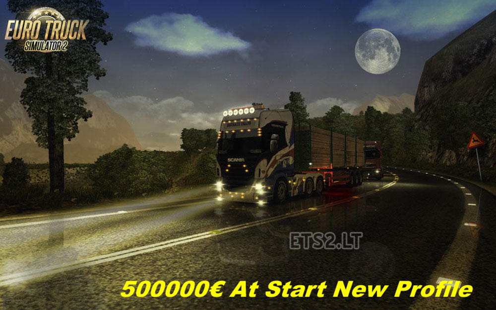 Euro Truck Simulator 2 ЧитМод/CheatMode (500000 Money at Start New