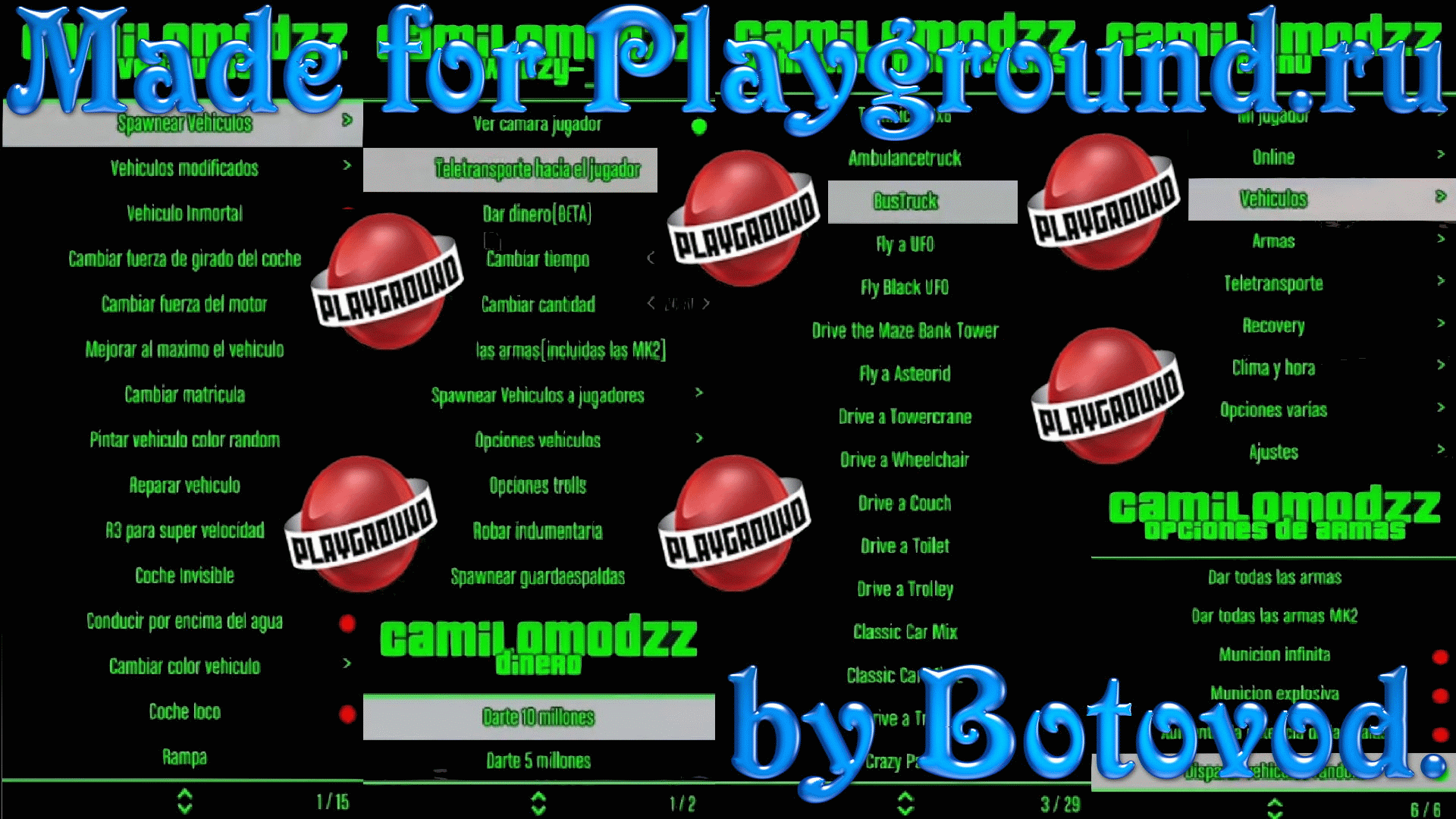 Grand Theft Auto 5 (GTA V) ЧитМод/CheatMode (CamiloModZz v1.6) [1.44
