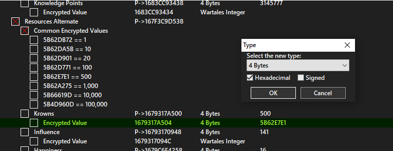 Скачать Wartales "Таблица для Cheat Engine" [1.0.26457] {tfigment}