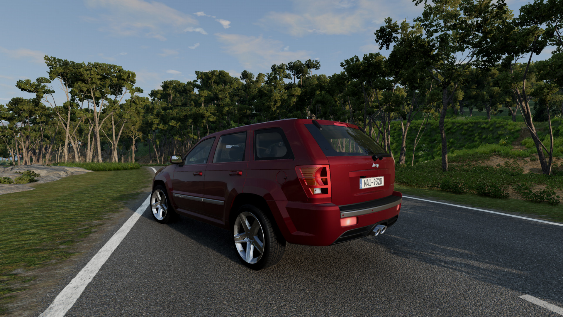 Скачать BeamNG.drive "Jeep Grand Cherokee SRT8" [v1.0] Транспорт