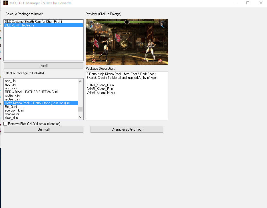 Скачать Mortal Kombat (2011) "MKKE DLC Manager 2.6 Beta" Утилиты