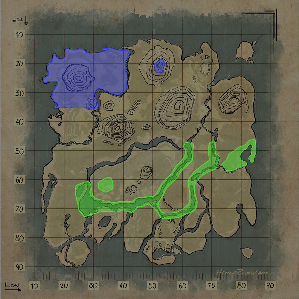 Crystal isles spawn map