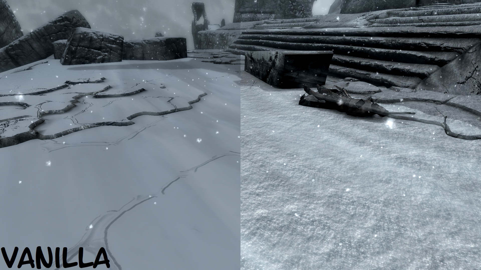 Скачать TES 5 Skyrim "Better Dynamic Snow" v2.40 +fix Графика