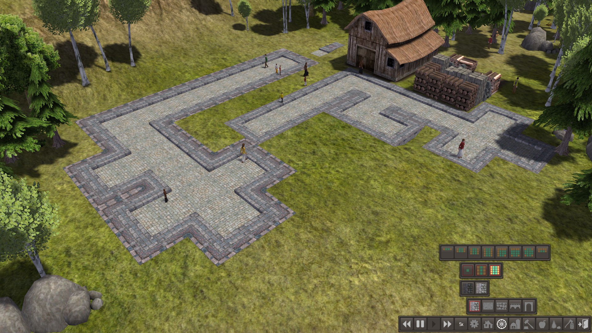 Banished "City Roads V1.1"