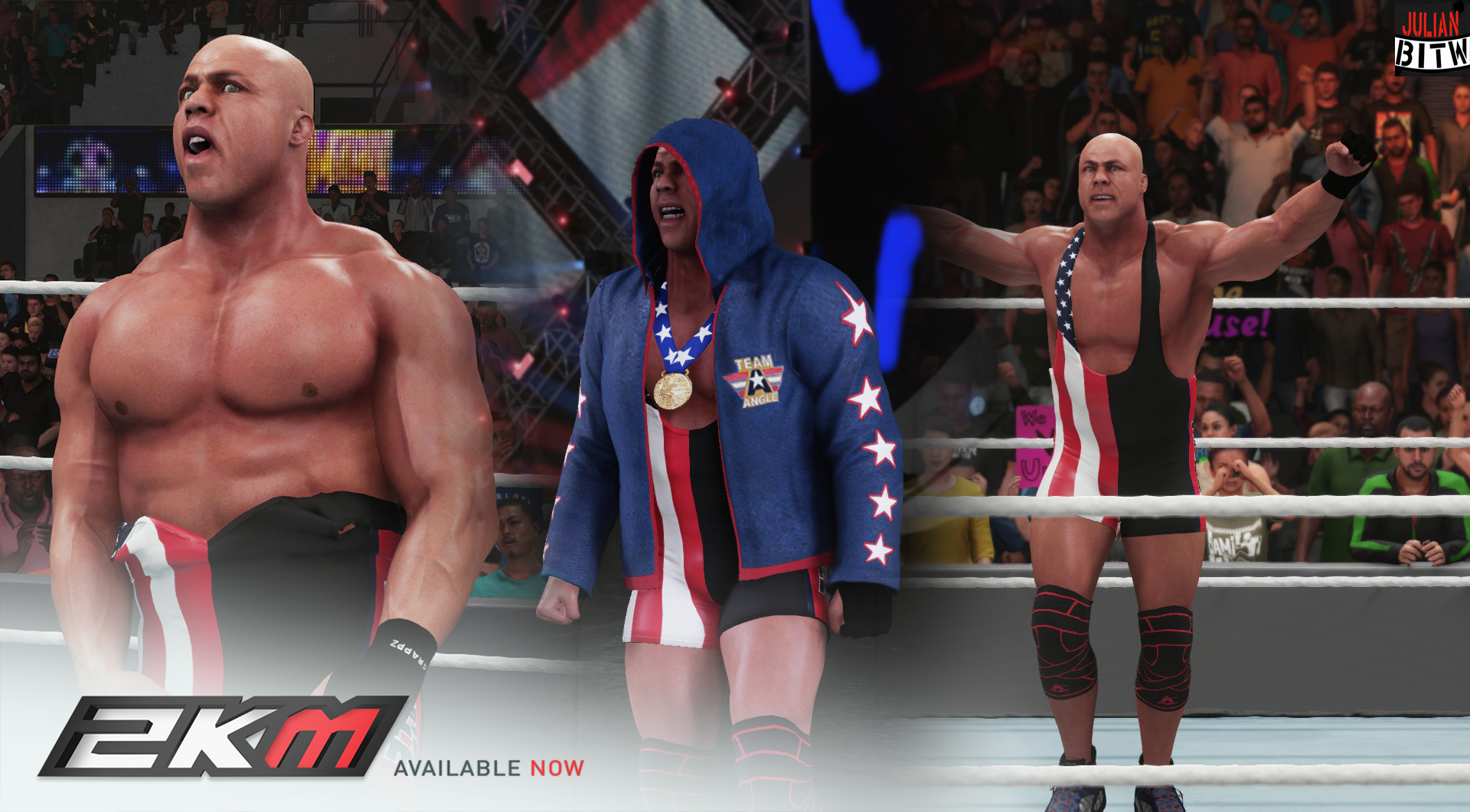 Скачать WWE 2K19 "Kurt Angle Wrestlemania 35 MOD" Геймплей