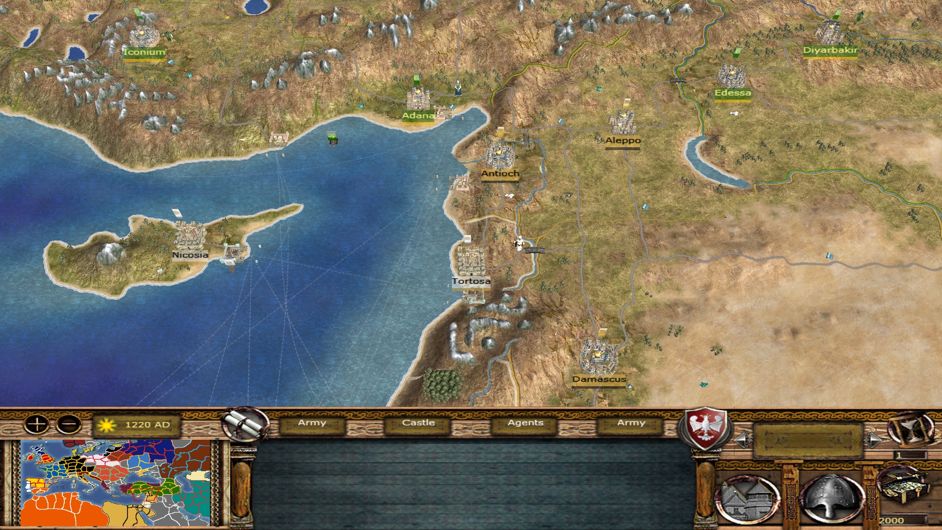 Medieval 2 Total War Cheat (Stainless Seel 6.4 / All cities built
