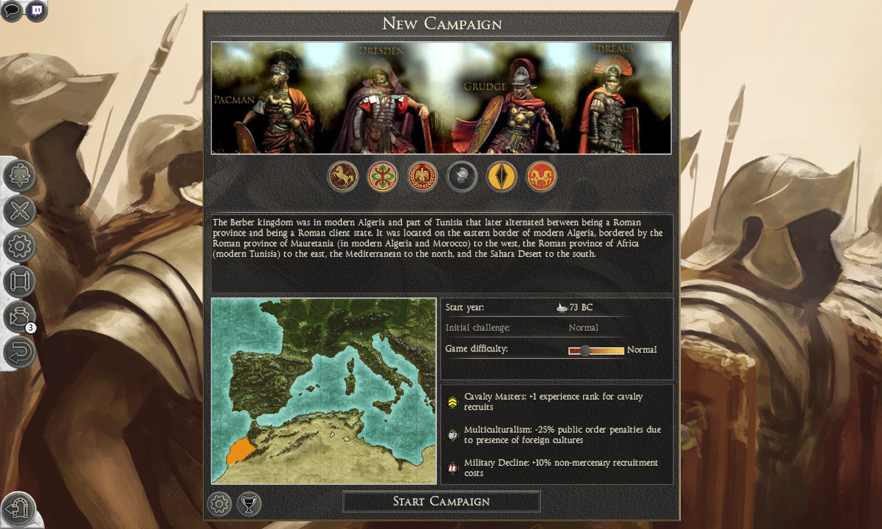 Total War Rome 2 "Total War Spartacus Rises"