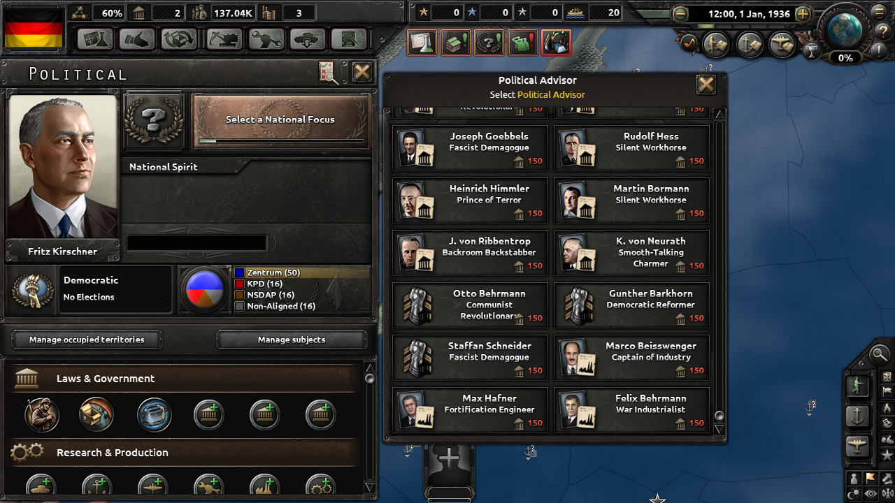 Hearts of Iron 4 "Random Country Placement( Рандомное расположение стран)"