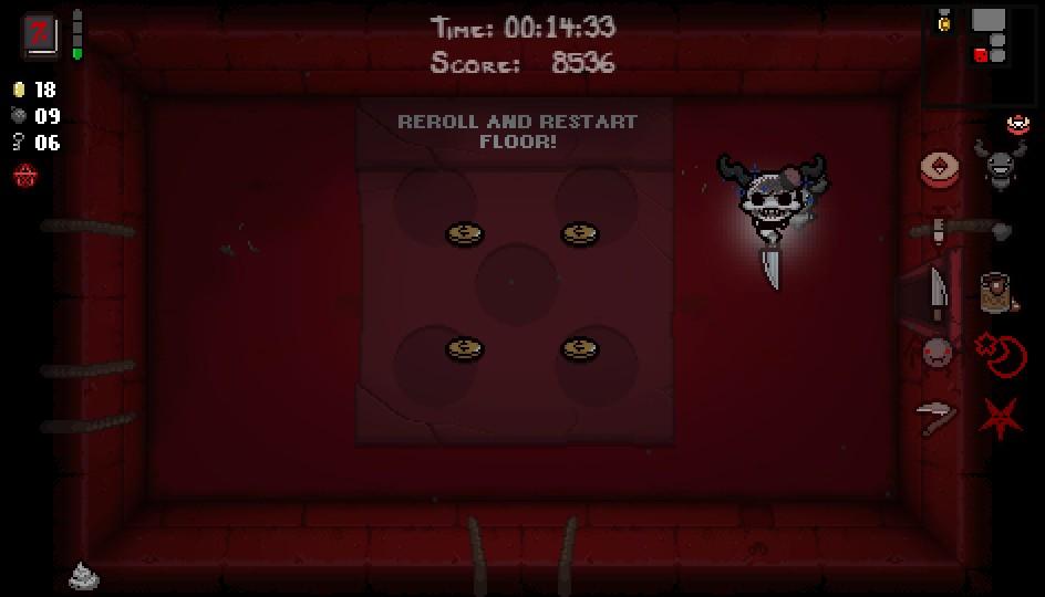 Скачать Binding of Isaac "Dice Room Descriptions / Описание комнаты с кубиками во время игры