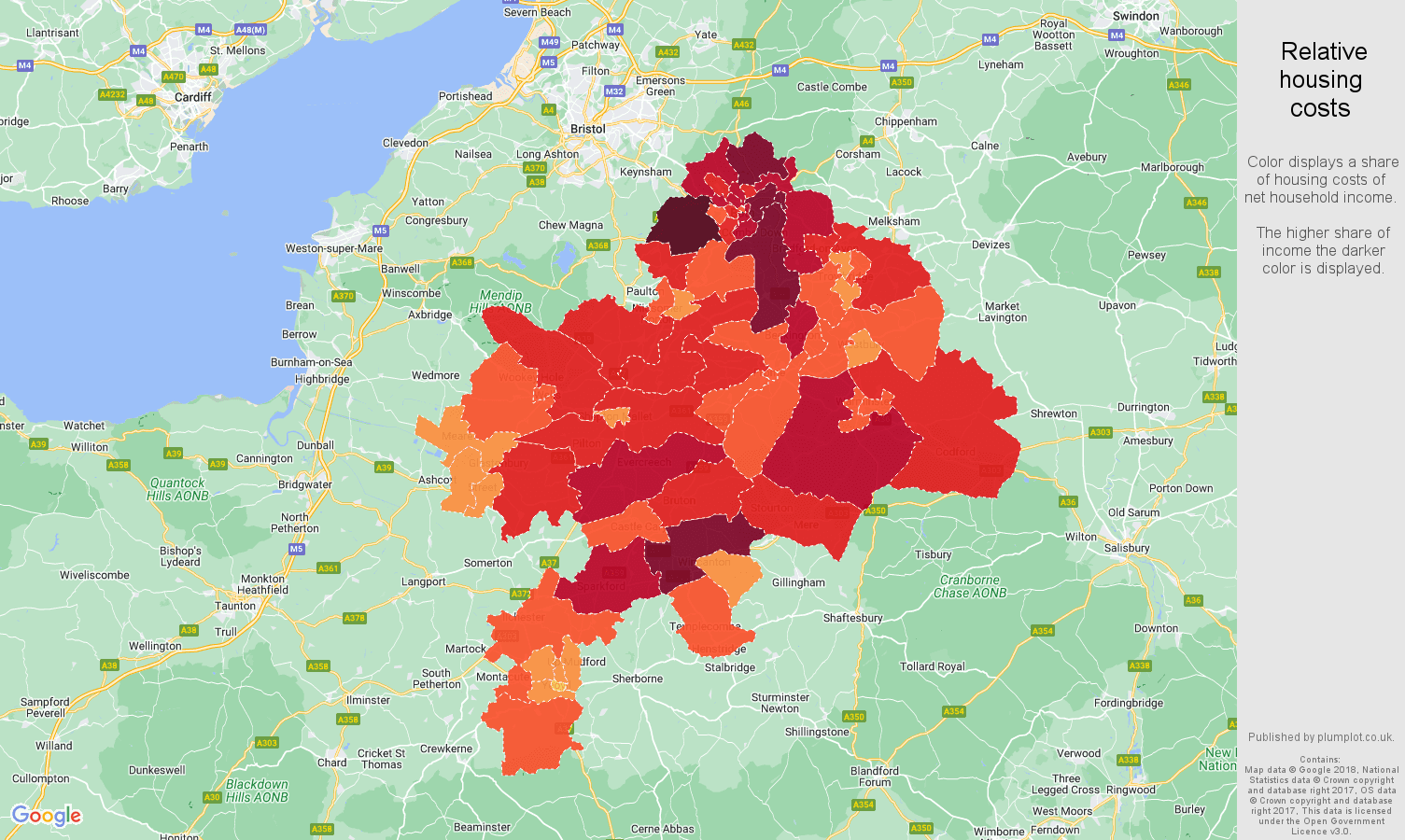 Bath Average salary and unemployment rates in graphs and numbers.