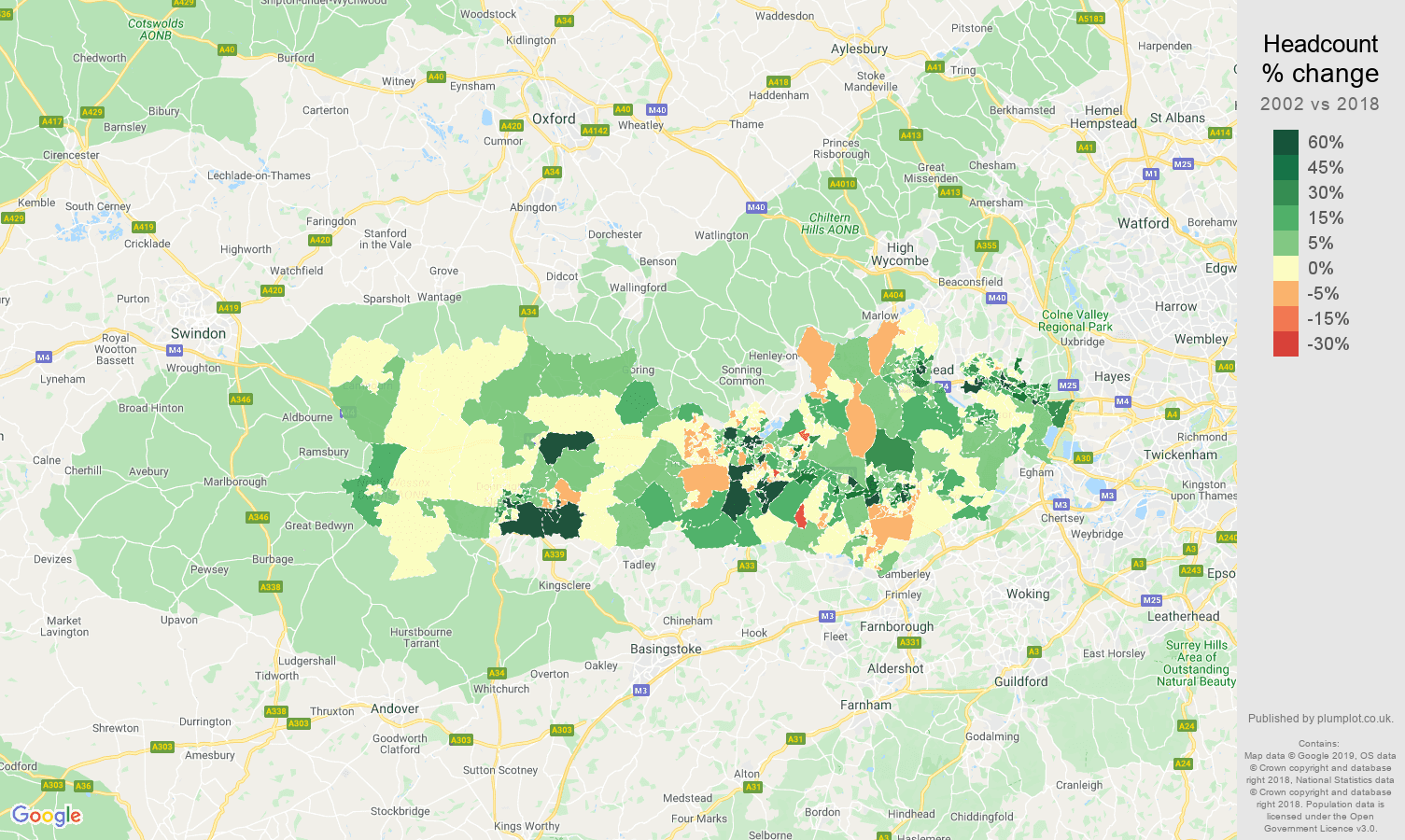 Berkshire population growth rates.