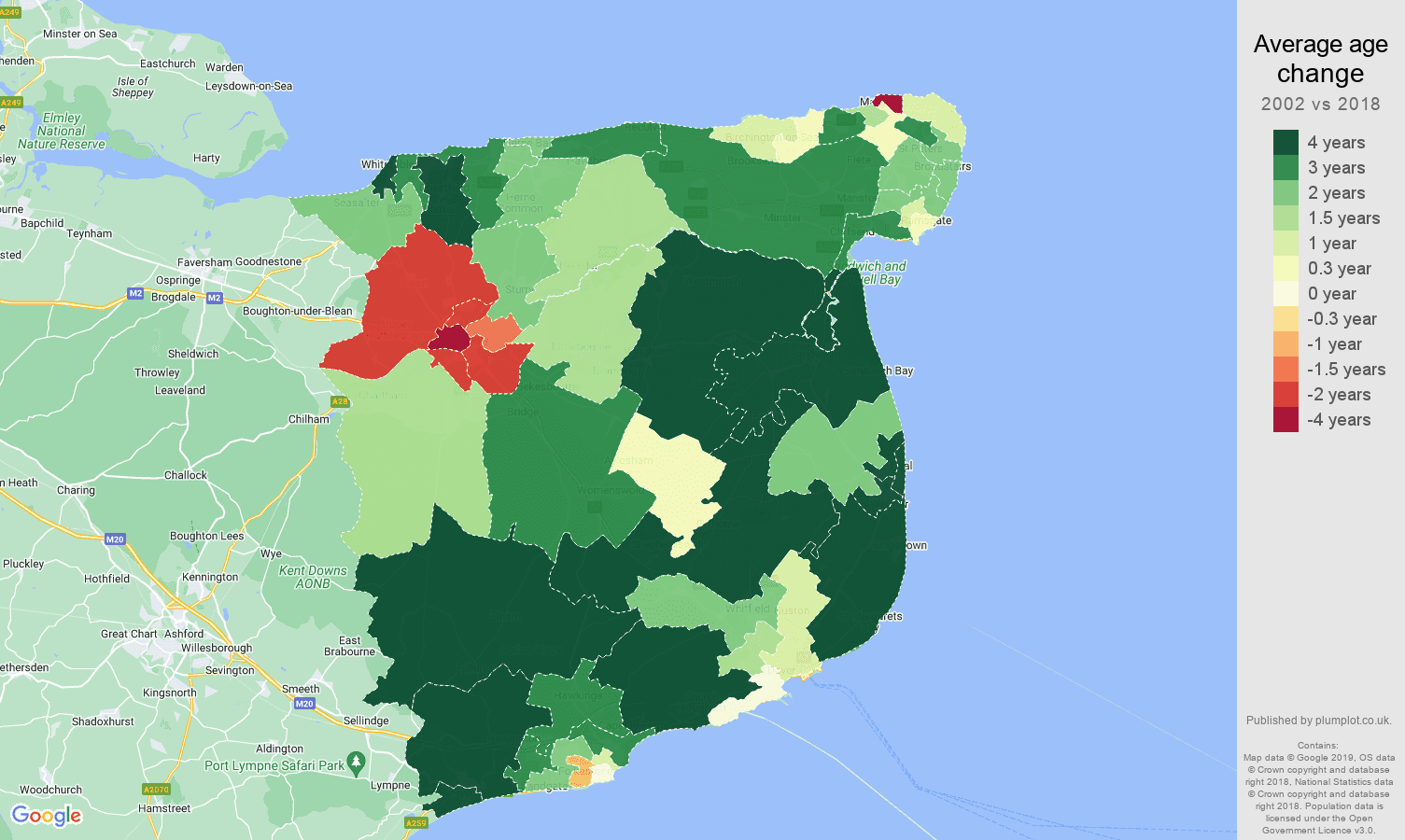 Canterbury population growth rates.