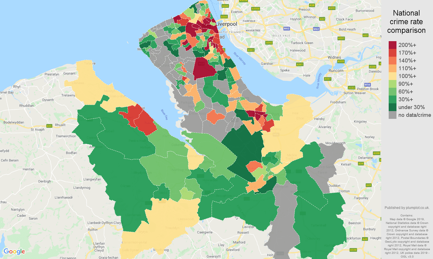 Chester other crime statistics in maps and graphs.