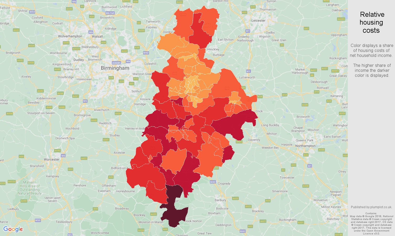 Coventry Average salary and unemployment rates in graphs and numbers.